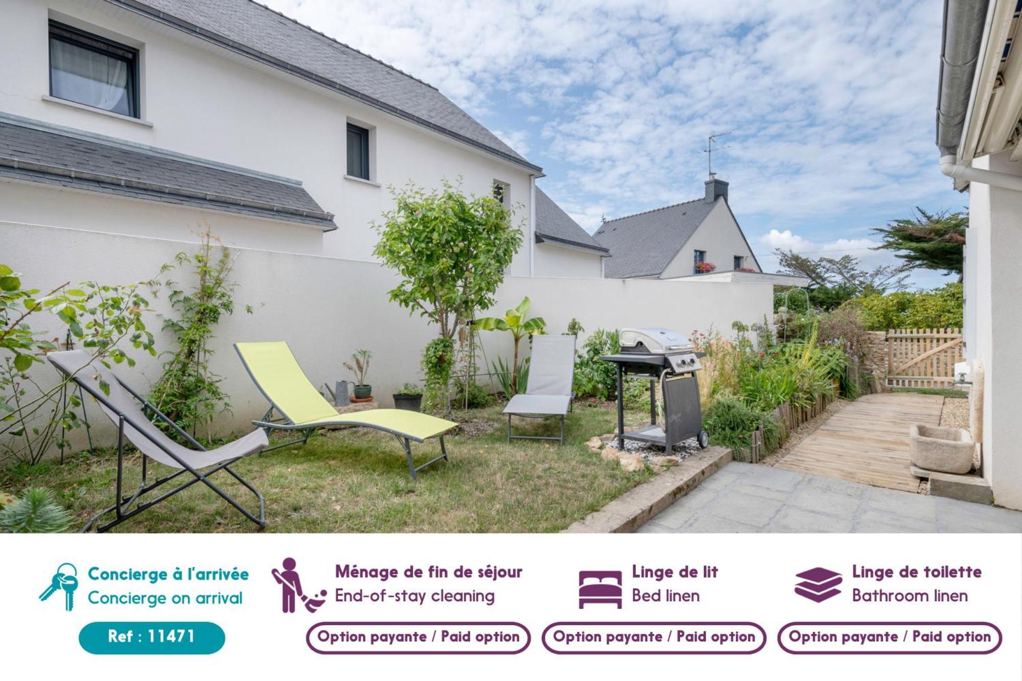 Maison Cosy A 100M Du Golfe Du Morbihan Saint-Armel Exteriör bild